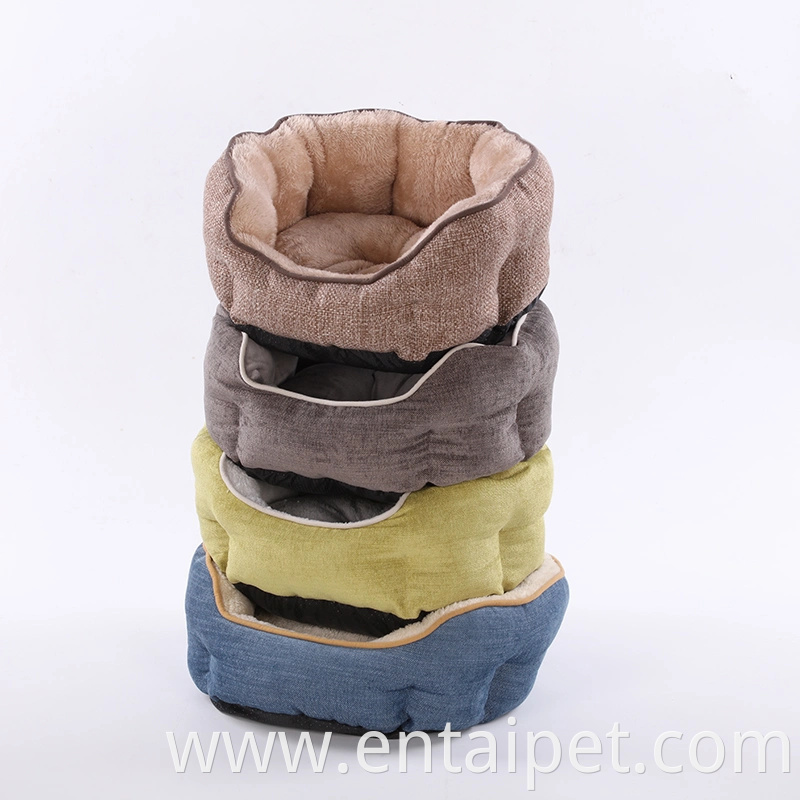 Eco-Friendly Round Waterproof Durable Pet Dog Bed Wholesale